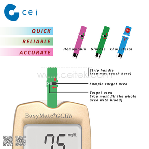 Mới nhất Chẩn Đoán Máy Đa chức năng Chính Xác Blood Glucose & Cholesterol và Uric Axit Meter <span class=keywords><strong>Glucometer</strong></span> - Product Image 2
