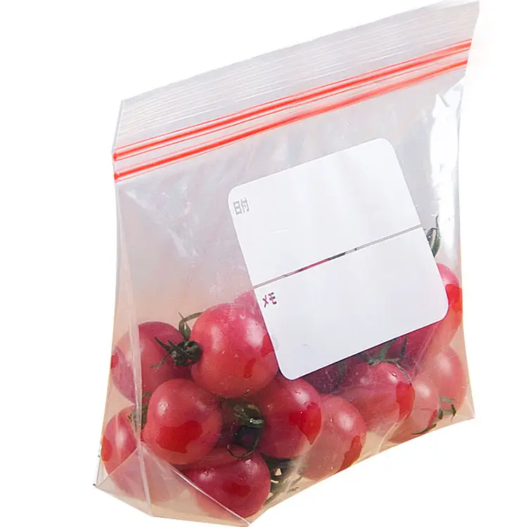 Saco de zíper de plástico para o comestível, saco ziplock para armazenamento de sanduíche alimentar com gusset inferior