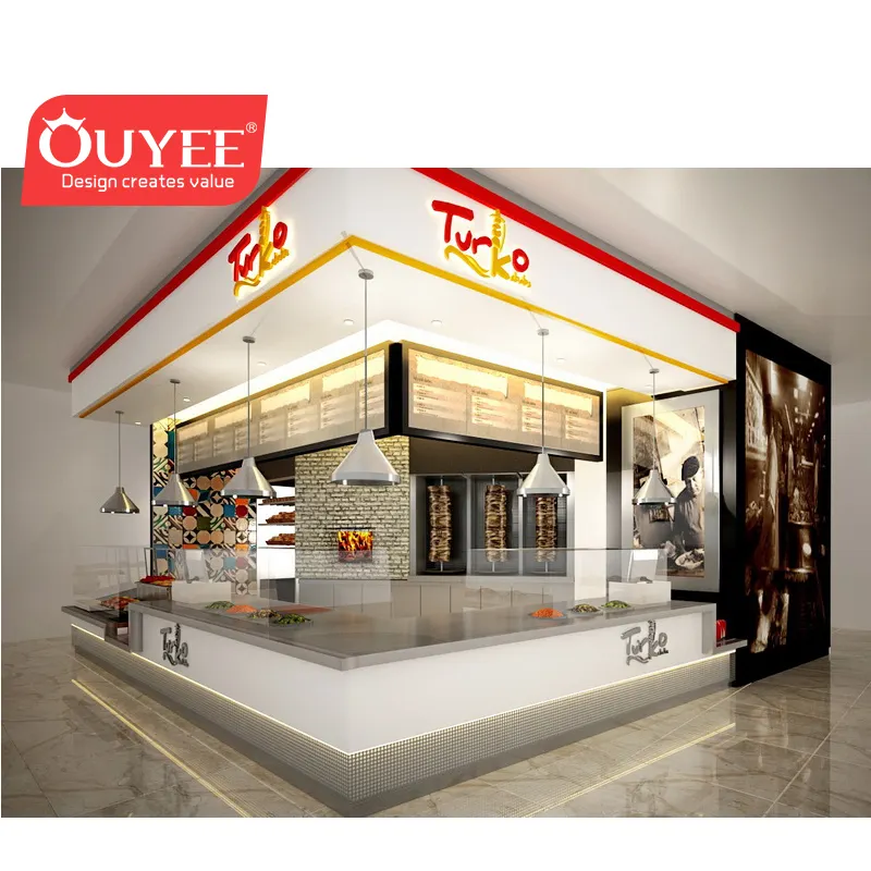 Varejo moderno de madeira loja de café projeto do contador brilhante mdf loja de varejo exibição de madeira prateleira café loja