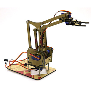 4 DOF Acrilico Braccio Meccanico Del Robot Manipolatore Artiglio per Arduino Creatore di Apprendimento Kit FAI DA TE Robot - Product Image 4