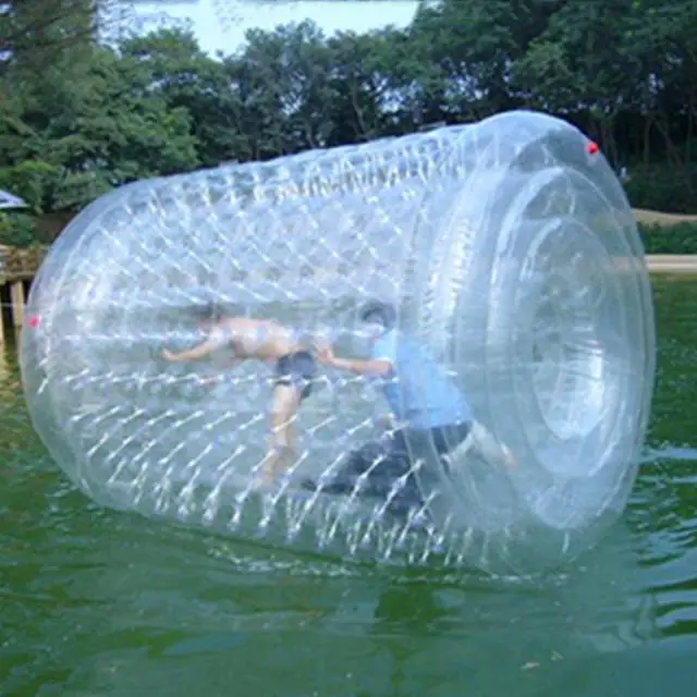 Venda quente para eua esfera de água transparente bola de rolo humano inflável na água