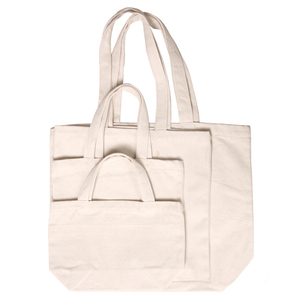 Thân Thiện Với Môi Trường Zipper <span class=keywords><strong>Canvas</strong></span> Cotton Tote Bag Đối Với Mua Sắm Với Logo - Product Image 1