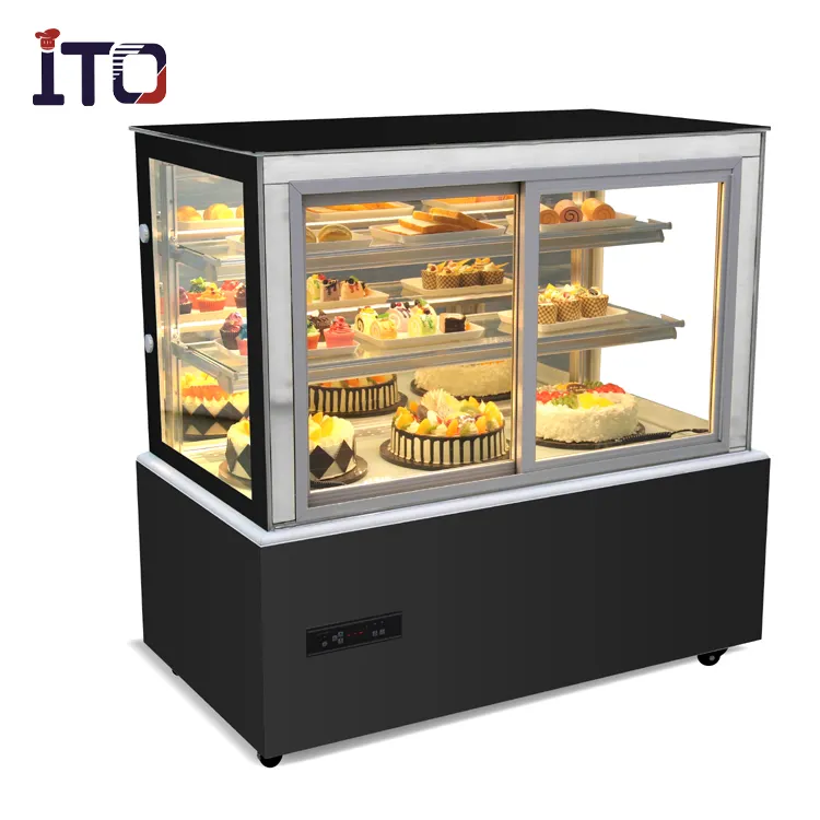Présentoir à gâteaux vertical, équipement de Restaurant, Mini glacière, vitrine pour magasin et boulanger