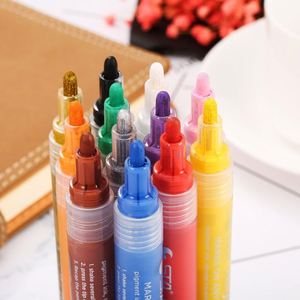 STA 12/24 renkler akrilik boya kalemi kroki sanat kırtasiye seti DIY Manga çizim işaretleyici kalem okul öğrenci ressam malzemeleri - Product Image 3
