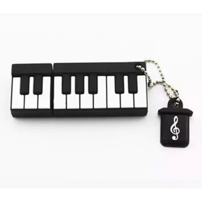 Pianoforte del PVC di disegno reale capacità flash usb flash drive speciale