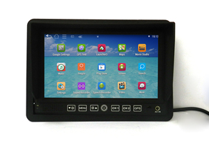 Ev-7012mgps: 7 pollici lcd 2 vie ingresso av monitor auto con built- in funzione gps - Product Image 3