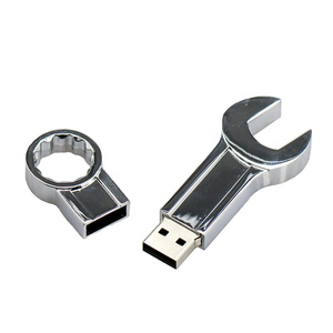 徽标印刷64GB记忆棒扳手形状<span class=keywords><strong>USB</strong></span>闪存驱动器4gb 8gb 16G 32G 128G带徽标