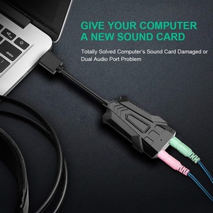 USB esterno connettore 2.0 scheda audio con cavo di prolunga per PC Computer portatile PS4 Raspberry Pi - Product Image 5