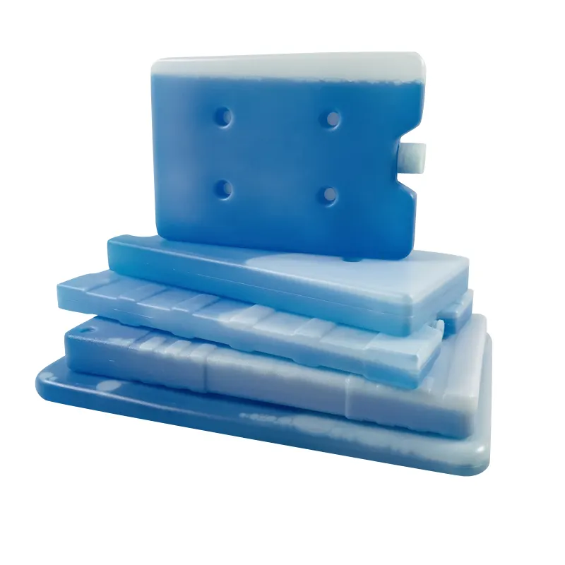 Caja de color PE Paquete de hielo súper reutilizable para caja fría de vacunas y portador de vacunas Bolsa de compras aislada de HDPE Comida fresca Ecológica