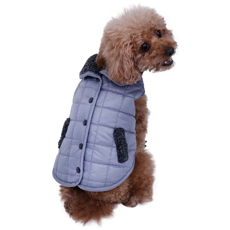 Lapin-manteau chaud pour chien 4 couleurs, fournitures pour animaux de compagnie, manteau d'hiver