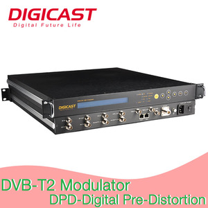 Modulador DVBT2 DTV, modulador de DVB-T2 terrestre para TV, BNC, 1PPS, salida de bucle de entrada, UDP, 10MHz, referencia, IPTV a DVB T