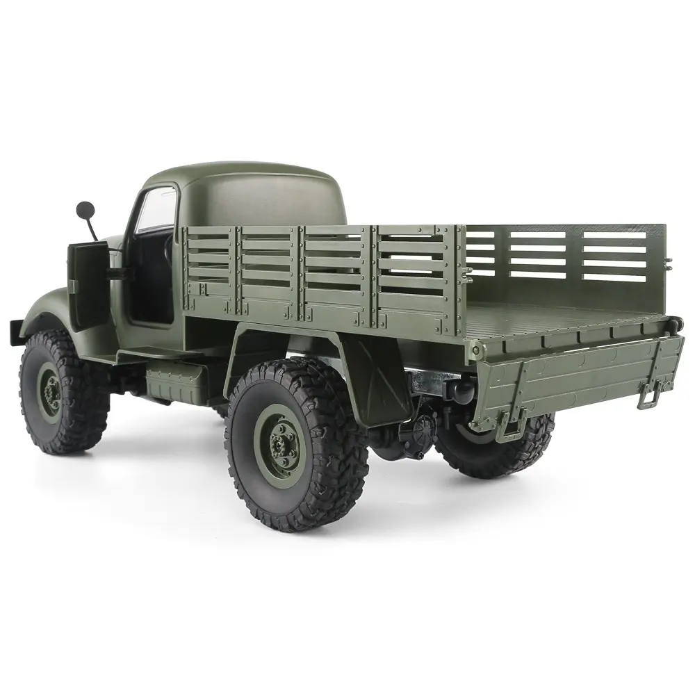 2019 Nuovo Camion RC JJRC Q61 2.4G potente motore di Controllo Remoto 4WD Seguito Off-Road Camion Militare Auto RTR Giocattolo