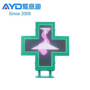 <span class=keywords><strong>Ph16</strong></span> 80*80 đầy đủ màu sắc di chuyển <span class=keywords><strong>LED</strong></span> Hội Đồng Quản trị chéo <span class=keywords><strong>LED</strong></span> dược dấu hiệu ngoài trời <span class=keywords><strong>LED</strong></span> màn hình hiển thị farmacia - Product Image 4