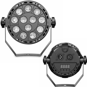 Mor Renk 12 <span class=keywords><strong>leds</strong></span> sahne ışığı <span class=keywords><strong>36</strong></span> W DMX 512 UV Mini Par Led Aydınlatma Kulübü için DJ