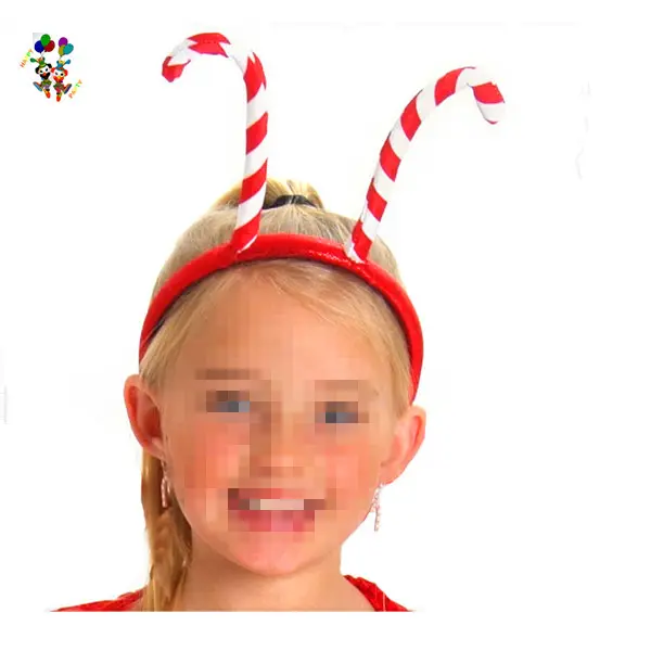 Bandeaux de fête de Noël drôles de canne à sucre unisexe pour enfants déguisés HPC-0721