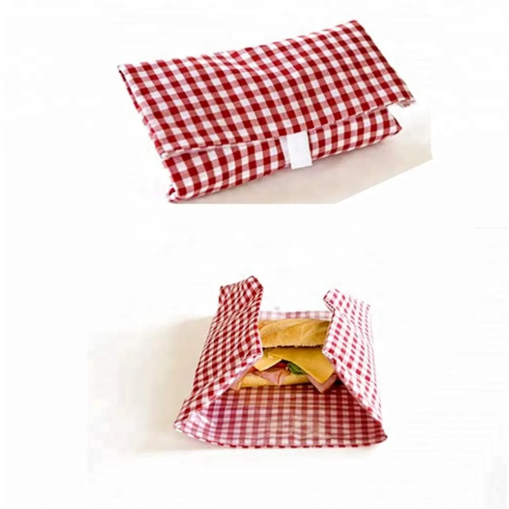 Boîte de rangement des snacks, sac de voyage pliable, réutilisables, sandwichs sac à lunch de pique-nique de camping