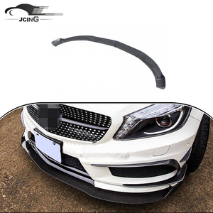 メルセデスベンツAクラスW176A250 A45 AMG 2014- 2016用W176カーボンファイバーフロントバンパーリップ - Product Image 1