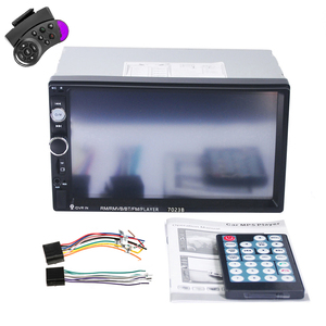 (US/EU/UK Stock) Podofo Autoradio Radio Para Carro 2 Din автомобильное радио de Coche 7 "сенсорный экран Аудио Видео MP5 плеер <span class=keywords><strong>USB</strong></span> FM 7023B - Product Image 6