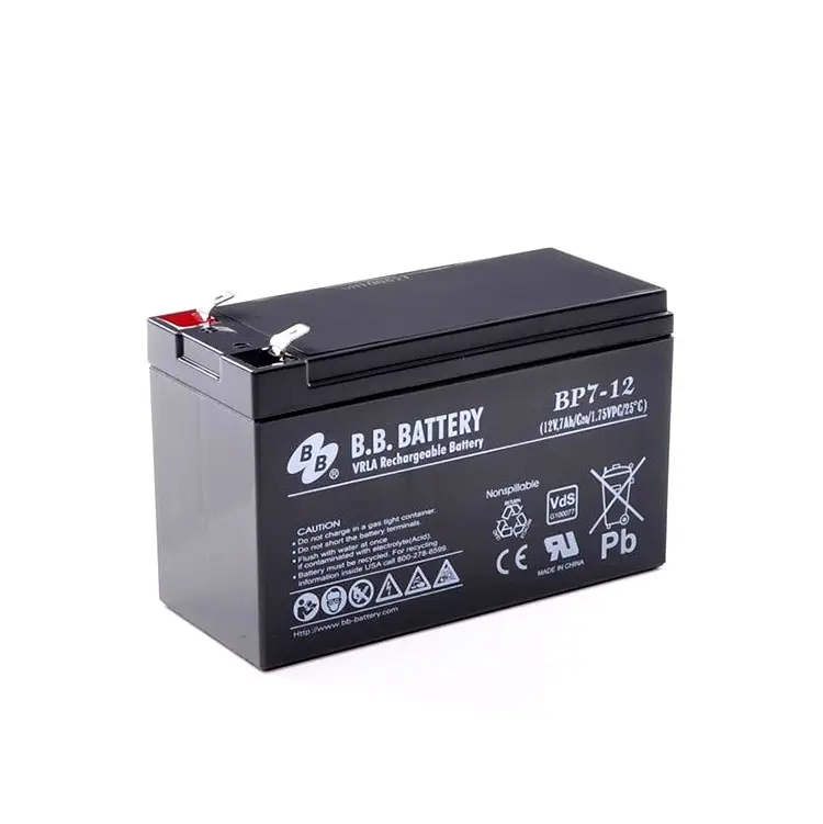 BB Batteria SLA BB BP7-12 7Ah AGM UPS batteria di stoccaggio 12 V Piombo-Acido Della Batteria