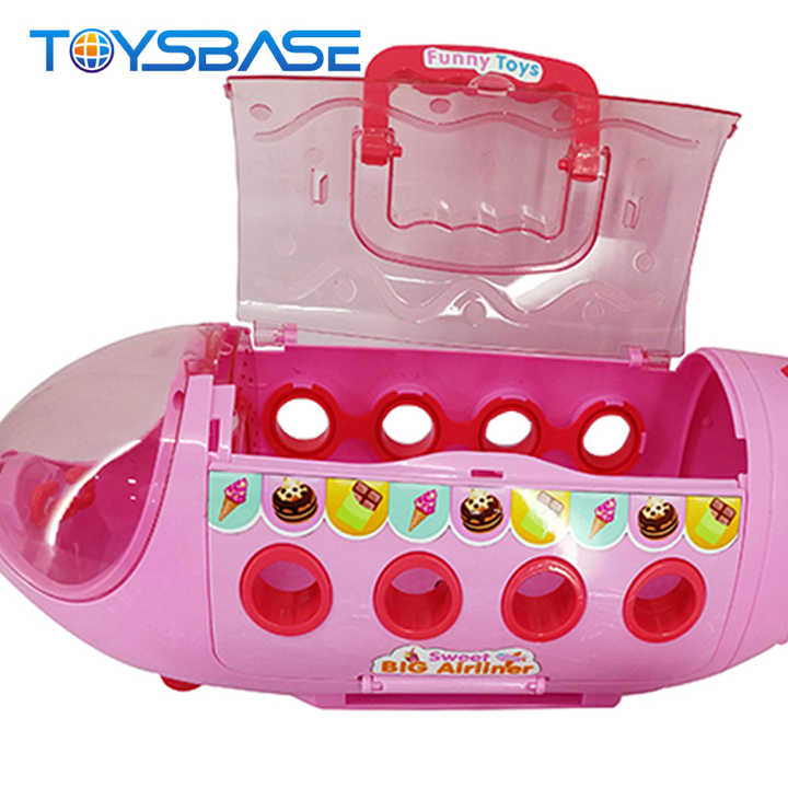 New Design Pink Pretend Game Food B O Plane Toy