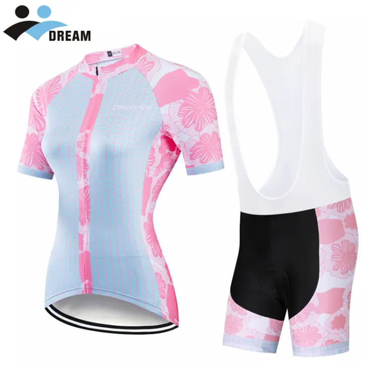 Venda por atacado fabricante do oem roupas personalizadas femininas camisa de ciclismo roupas para corrida