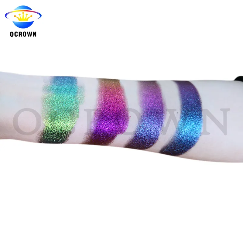Ocrown Chameleon Flake Pigment Chrome Shift Makeup Powder