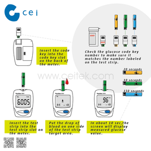 Chi Phí thấp 2018 Bluetooth meter với một bước glucose kiểm tra strips bệnh tiểu đường strips/blood glucose strips - Product Image 5