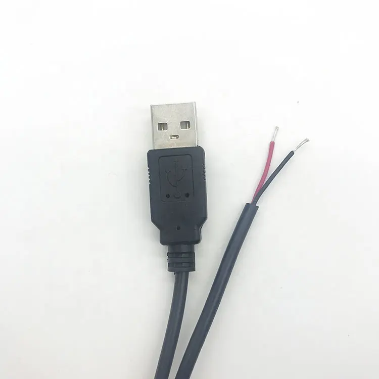 USB 2.0 Nam Cáp Kết Thúc Đóng Hộp 28AWG * 2C Dữ Liệu hoặc Bộ Sạc Dây USB