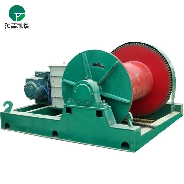 5- 10 ton material handling machine electric power cable pulling winch