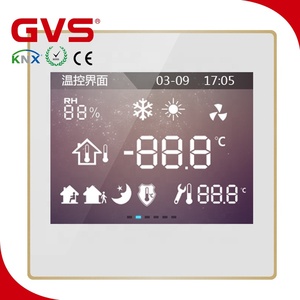 2019 neueste GVS KNX Temperatur Panel Zimmer Temperatur Controller Smart Home Automation System KNX Multifunktionale Thermostat - Product Image 6