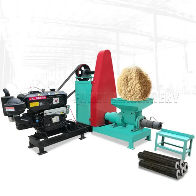 Пресс для брикетирования древесины/машина для брикетирования опилок/машина для производства древесного угля из Индии