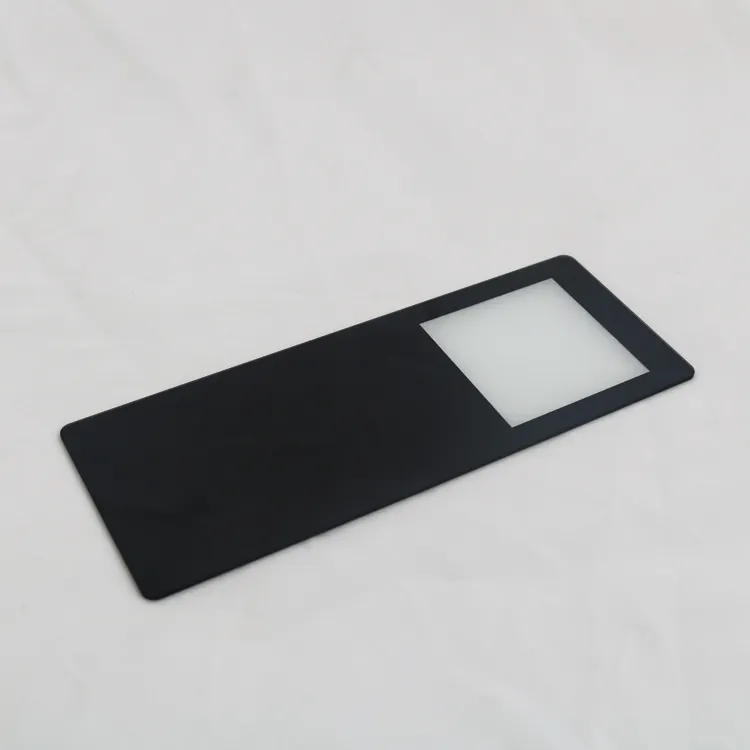 2Mm Zwarte Kleur Huishoudelijke Apparaten Gorilla Glas Cover Lens