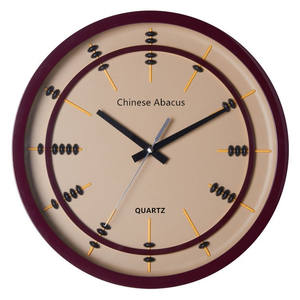 Độc Đáo Thú Vị Trung Quốc Bàn Tính Thiết Kế Hiện Đại Đồng Hồ Treo Tường - Product Image 1