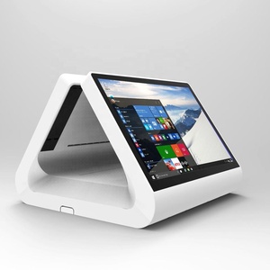 Розничная продажа 11,6 + 11,6 дюймов Android Windows Pos устройство с двойным экраном mifare считыватель pos устройство GC082 - Product Image 3