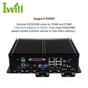 Ultra slim industrie gps computer pc dual lan ibox 207 Plus embedded thin client unterstützung 3G 4G modul