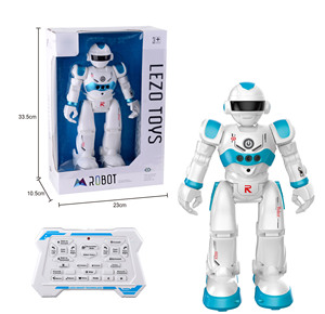 Uzaktan kumanda akıllı programlanabilir yürüyüş ve konuşan Robot oyuncak plastik pencere kutusu Unisex ABS 24 ışık ve ses 17 21 - Product Image 2