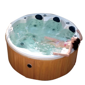 Fiyat ile kaliteli masaj açık yuvarlak küvet whirlpool spa - Product Image 1