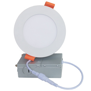 Çin fabrika ETL Intertek CRI> 80 ince gömme ışık fit 4 inç 9W yuvarlak ultra ince led gömme ışıklı saksı tavan PANEL AYDINLATMA - Product Image 3