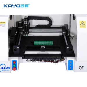 ขายร้อน KAYO เดสก์ท็อปขนาดเล็ก SMT เลือกและวางเครื่อง2หัว PCB ตำแหน่งเครื่องผลิตไฟ LED - Product Image 4