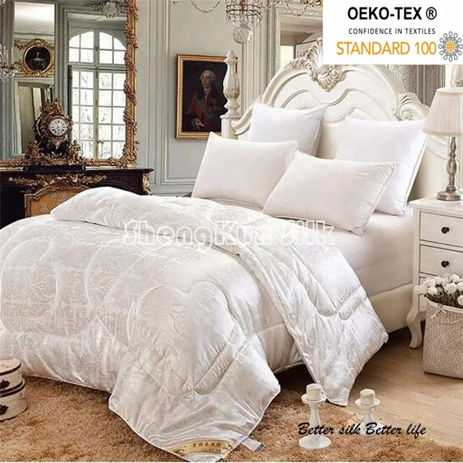 3D Toptan Lüks Zarif Jakarlı yatak keten/sac setleri Oeko-tex100 Özelleştirilmiş ev/otel tekstil düğün