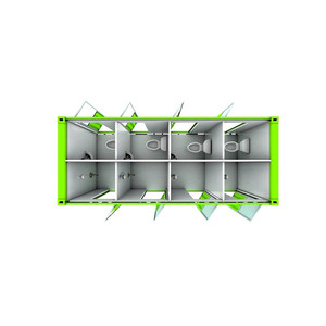 पूर्व फैब तैयार किए किट मोबाइल contener <span class=keywords><strong>ablution</strong></span> इकाई कंटेनर घर घर कार्यालय मोबाइल पोर्टेबल आउटडोर शौचालय बौछार बाथरूम - Product Image 6