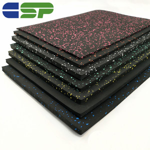 ฟิตเนสกีฬาลูกโซ่ยางปูพื้นเสื่อ <span class=keywords><strong>Epdm</strong></span> ยิมกระเบื้องยาง