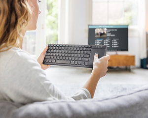 Oem Uk Turkish Touch bluetooth <strong>Keyboard</strong> Wireless <strong>Keyboard</strong> for hisense lg Tcl Smart Tv - Product Image 2