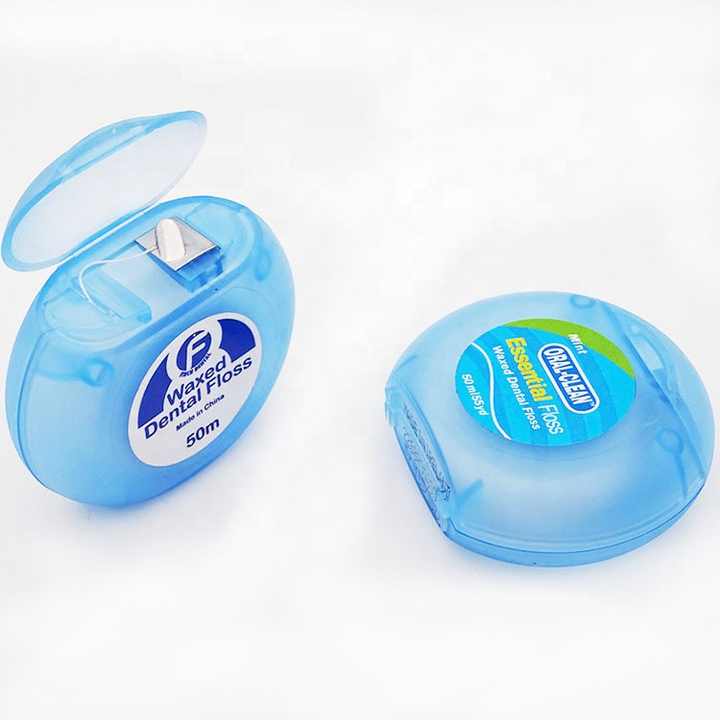 50m Oral Clean Dental Floss Abrasive Nylon Expanding  Floss 01