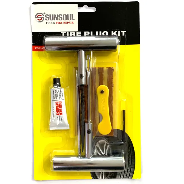 TRT10FS-K tubeless puncture repair Car tire tool kit BIKE REPAIR KIT