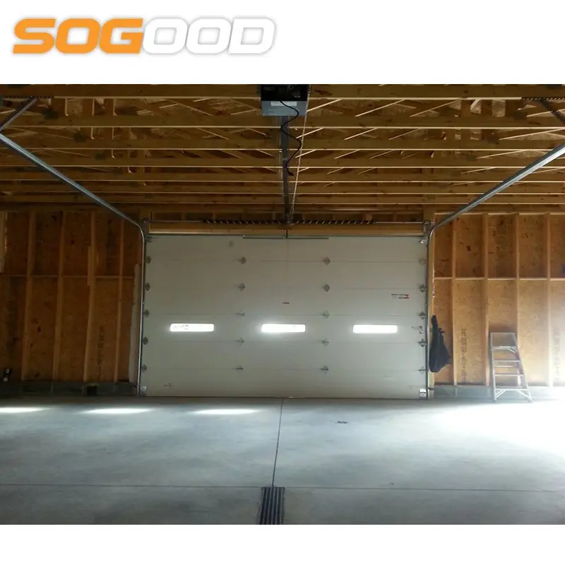 14x14 industrial aislado, garaje, puertas garaje