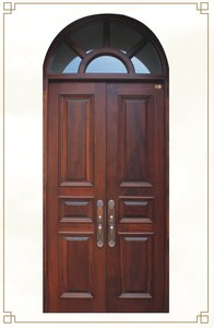 Fashion Design Real <strong>Wood</strong> <strong>Door</strong>/timber <strong>Door</strong> - Product Image 5