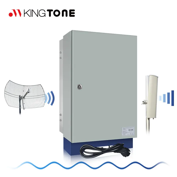 Amplificador de señal de alta potencia Kingtone, repetidor de 20W para exteriores, GSM, 2G, 3G, 4G, LTE, 850, repetidor de teléfono móvil RF, amplificador de señal