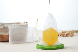 Nylon A142 Biologisch Afbreekbaar Schuimnet Zachte Gezichtsreiniger Pe <span class=keywords><strong>Net</strong></span> Plastic Netten - Product Image 5