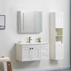 יצוא כדי צפון אמריקה מודרני לבן <span class=keywords><strong>PVC</strong></span> ארון אמבטיה